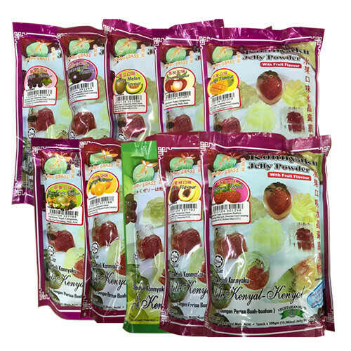HAPPY GRASS KONNYAKU POWDER JELLY  快乐草 水晶如蒟蒻果冻粉