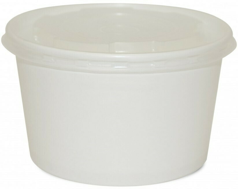 PAPER BOWL - 850 (PANAGAWAI) WITH LID (50PCS)