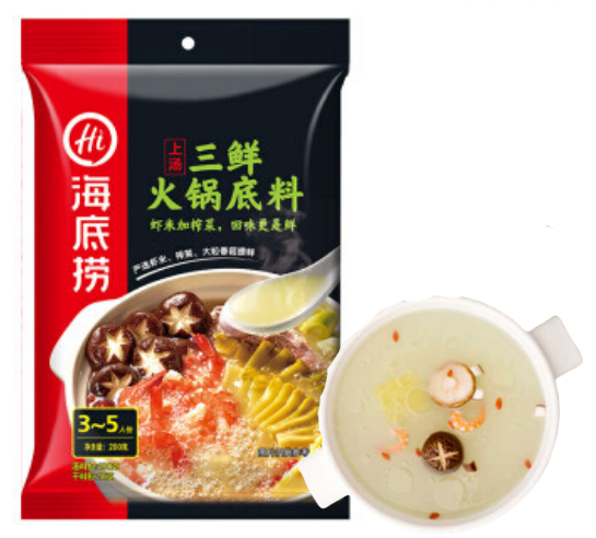 HAIDILAO SHRIMP SOUP HOT POT SEASONING 海底捞上汤三鲜火锅底料 200G