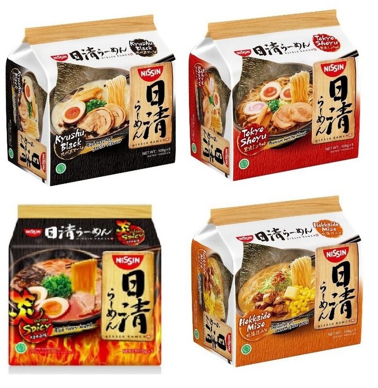 NISSIN JAPANESE INSTANT RAMEN 5'SX106G