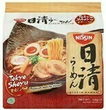 NISSIN JAPANESE INSTANT RAMEN 5'SX106G, FLAVOR: TOKYO SHOYU 东京酱油, OPTION: PKT 包