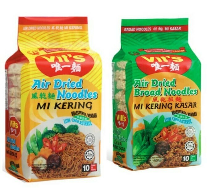 VIT'S AIR DRIED NOODLES (HALUS/KASAR) 唯一风干面 (幼/粗) 400G