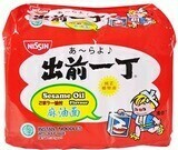 NISSIN INSTANT NOODLES 出前一丁快熟面, FLAVOR: SESAME OIL FLV 麻油面 5'SX85G, OPTION: PKT 包