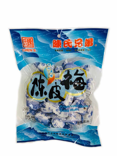 CHEN'S PRESERVED PLUM DRIED PLUM (BLUE) 陈皮梅 180G