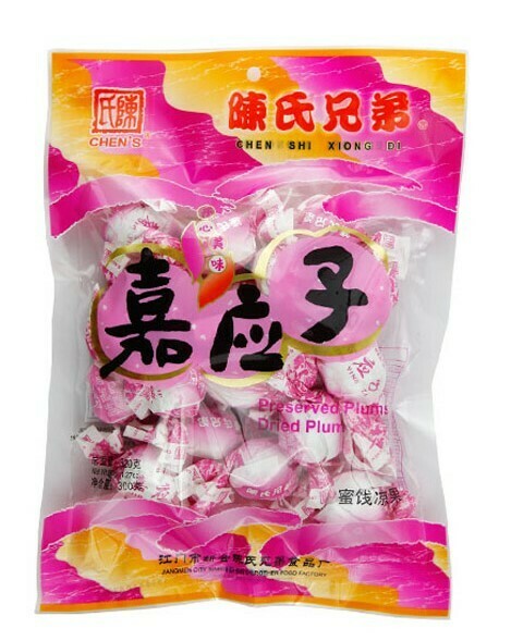 CHEN'S PRESERVED PLUM DRIED PLUM (PINK) 嘉应子 180G
