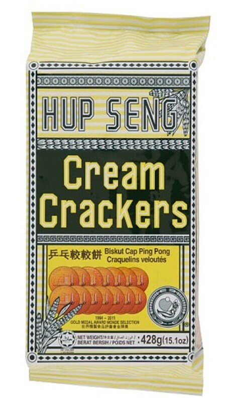 HUP SENG CREAM CRACKERS 乒乓较较饼 428G