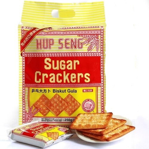 HUP SENG SUGAR CRACKERS 乒乓大方卜 250G