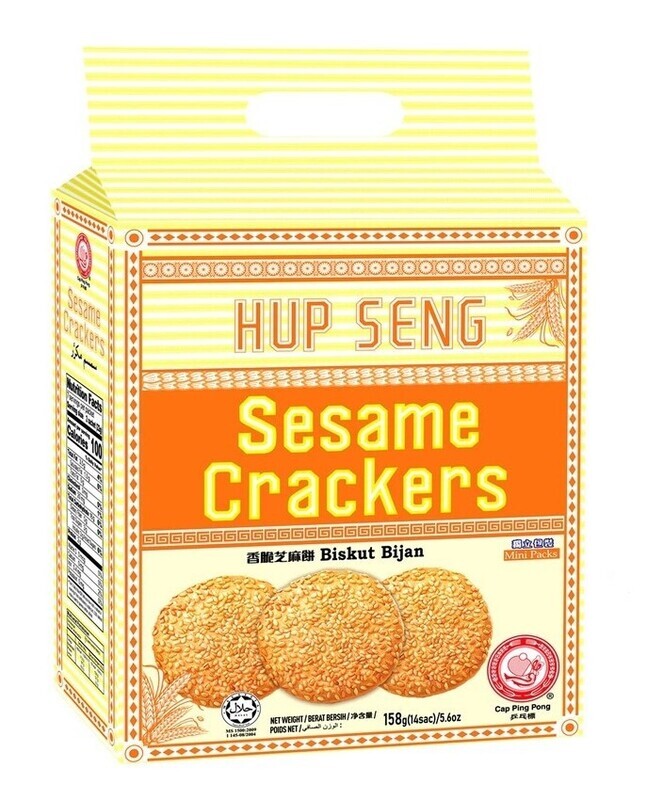 CAP BING BONG SESAME BISCUITS 香脆芝麻饼 158G