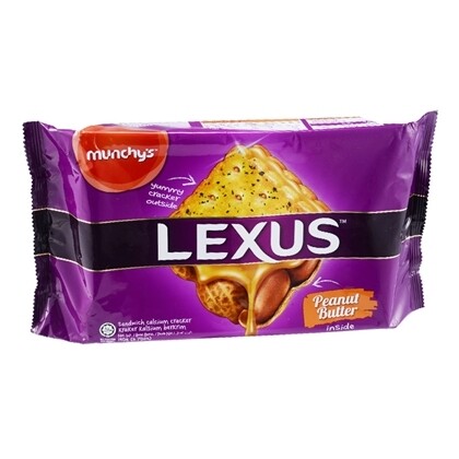 MUNCHY'S LEXUS PEANUT SANDWICH 花生饼干 190GM