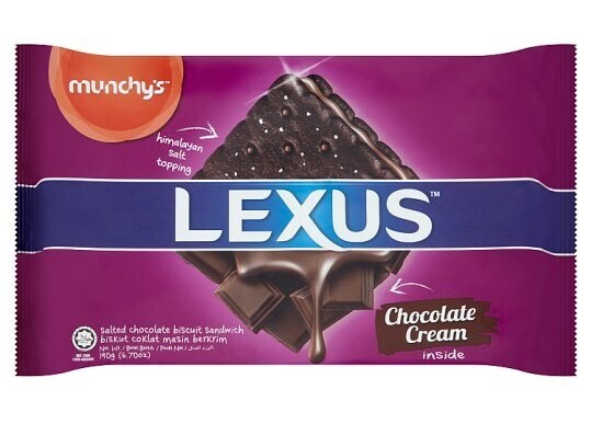 MUNCHY'S LEXUS SALTED CHOCOLATE CREAM 巧克力饼干 190G