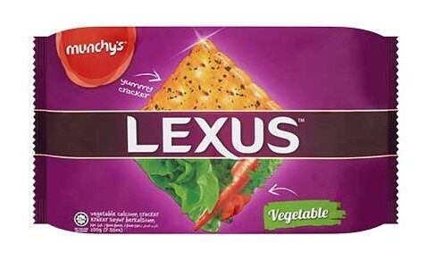 MUNCHY'S LEXUS VEGE CALCIUM CRACKER 菜饼干 200GM