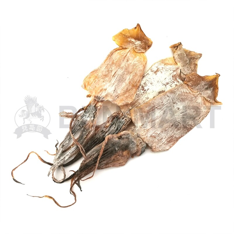 BM DRIED SOTONG WITHOUT SKIN 去皮吊片 (4')