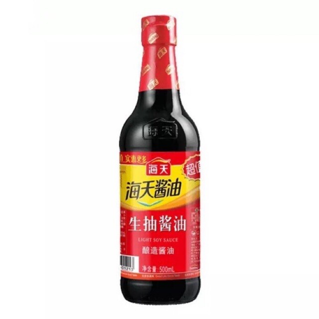 HADAY LIGHT SOY SAUCE (YELLOW HAIR) 海天牌生抽酱油 (500ML)