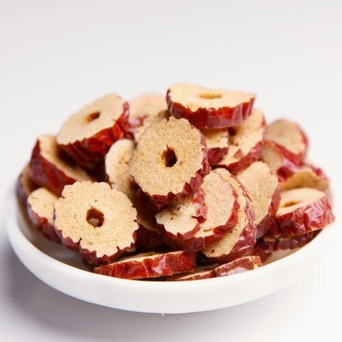 RED DATES SLICE (ROUND) (ROU JIANG PIAN) 若姜枣 （圆片）500G
