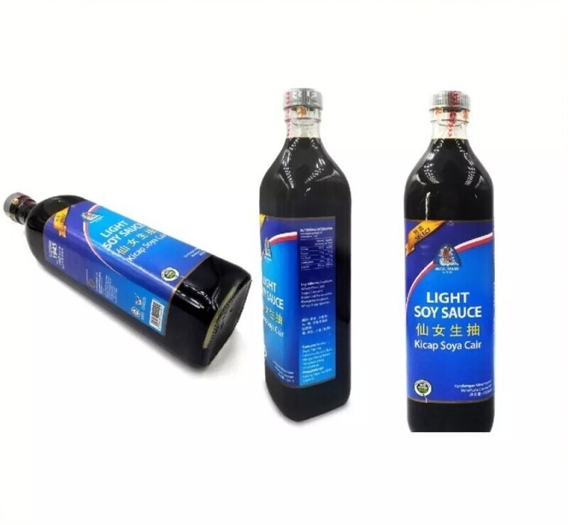 ANGEL KICAP SOYA CAIR 仙女生抽 (370ML/750ML)