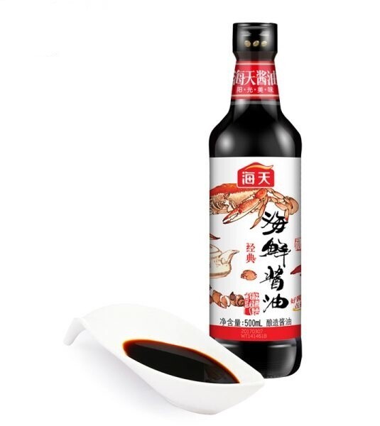 HADAY TASTY SEAFOOD FLAVORED SOY SAUCE 海天海鲜酱油 500ML