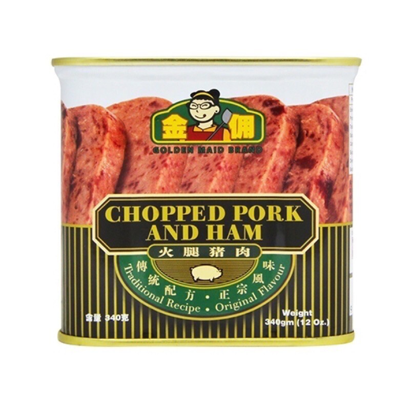 GOLDEN MAID CHOPPED PORK AND HAM 金佣火腿猪肉 (340G)