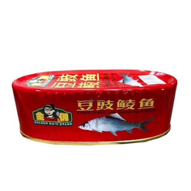 GOLDEN MAID FRIED DACE W/SALTED BLACK BEANS 金佣豆鼓鲭鱼 (184G)