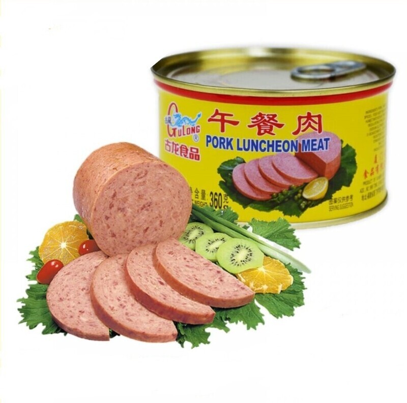 GU LONG PORK LUNCHEON MEAT  古龙午餐肉 (360G)