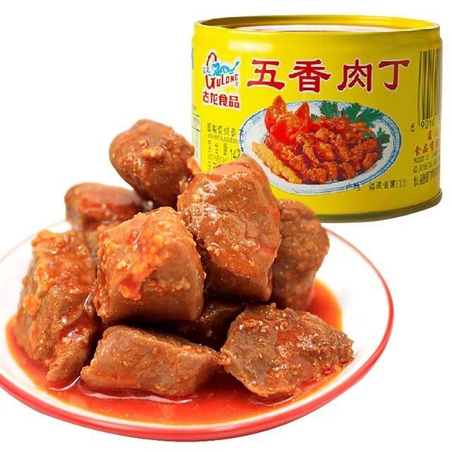 GU LONG SPICED PORK CUBES 古龙五香肉丁 (142G)
