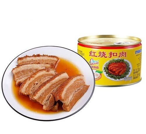GU LONG STEWED PORK SLICED  古龙红烧扣肉 (383G)