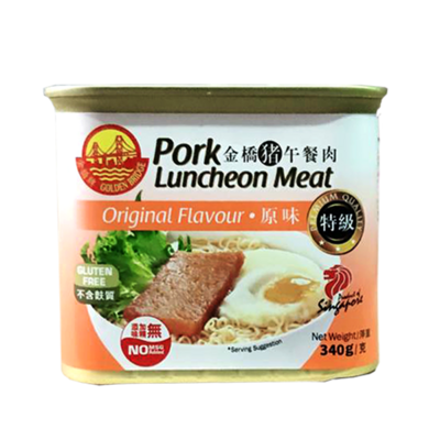 GB LUNCHEON MEAT (ORI) 金桥特级原味午餐肉 (340G)