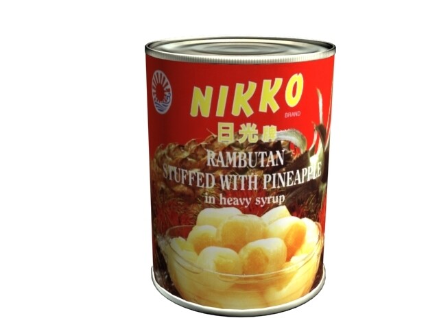 NIKKO RAMBUTAN & PINEAPPLE 日光红毛丹&凤梨 (565G)