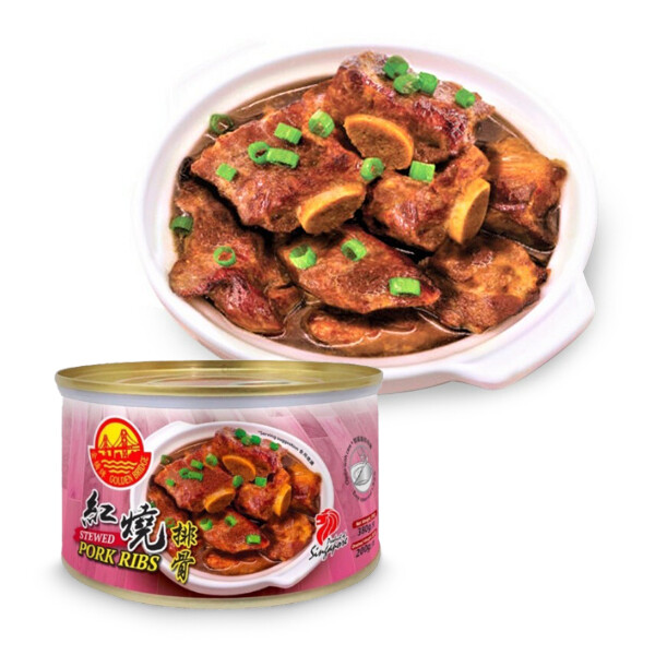 GB STEWED PORK RIBS 金桥红烧排骨 (380G)