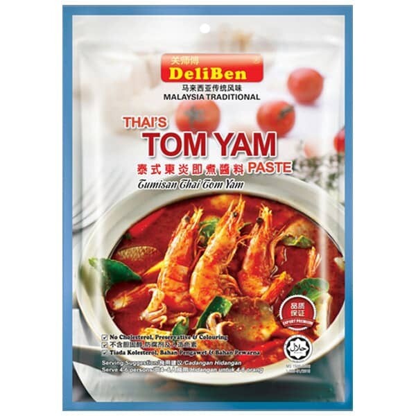 DELIBEN THAI'S TOM YAM 关师傅泰国东炎酱料 200G