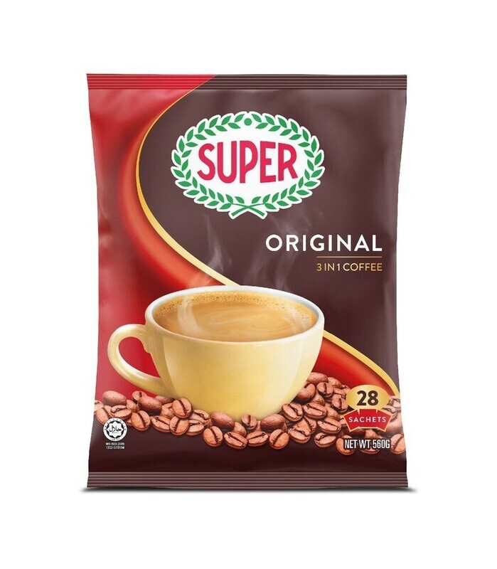 SUPER COFFEE REGURAL 3 IN 1 3合1咖啡 (25'SX18G)