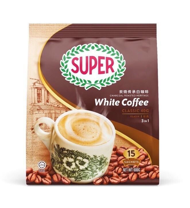 SUPER CHARCOAL ROASTED WHITE COFFEE - CLASSIC 炭烧白咖啡 (15'SX21G)