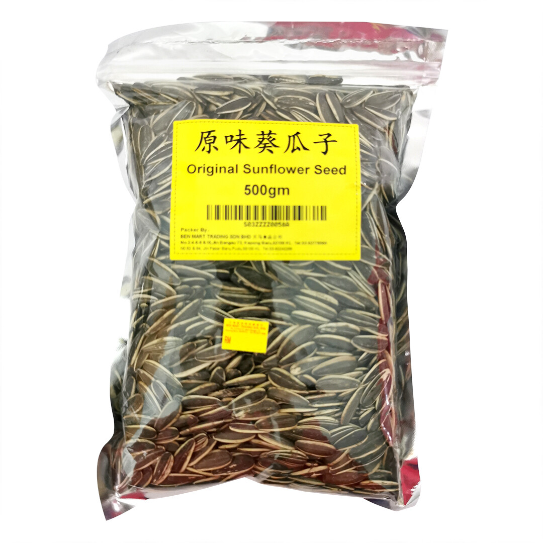 FLOWER MELON SEED (ORI FLAVOR) 顶大花瓜子 (原味) 500G