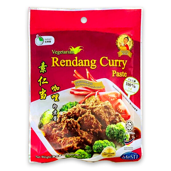VEG RENDANG CURRY PASTE 素仁当咖喱即煮酱 120G
