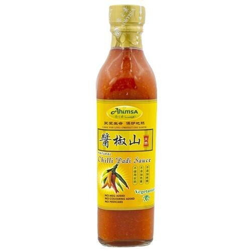 AHIMSA NATURAL CHILI PADI SAUCE (500ML) 南京山椒酱