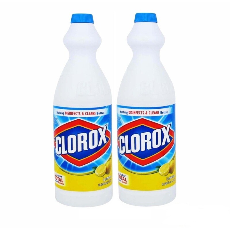 CLOROX BLEACH LEMON 漂白水 2'S X 1L