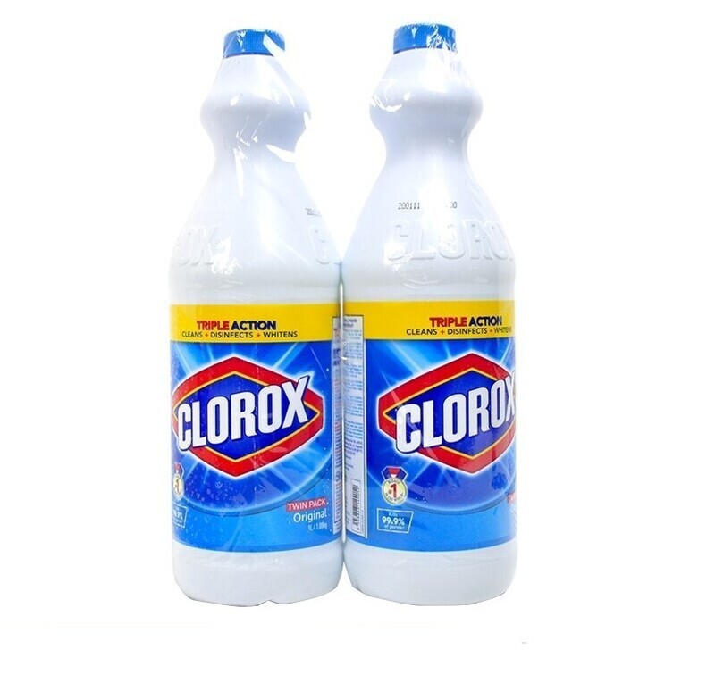 CLOROX BLEACH ORIGINAL 漂白水 2'S X 1L