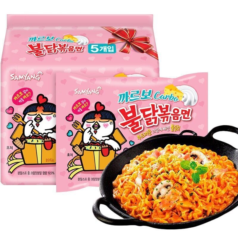 SAMYANG HOT CHICKEN RAMEN CARBONARA 火鸡超辣面 5'SX140G