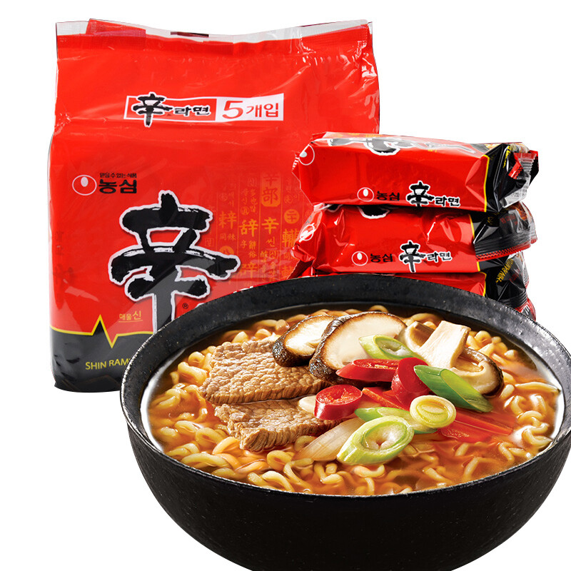 NOODLES NONGSHIM MUSHROOM SHIN RAMYUN ORI 辛辣面 5'SX120G