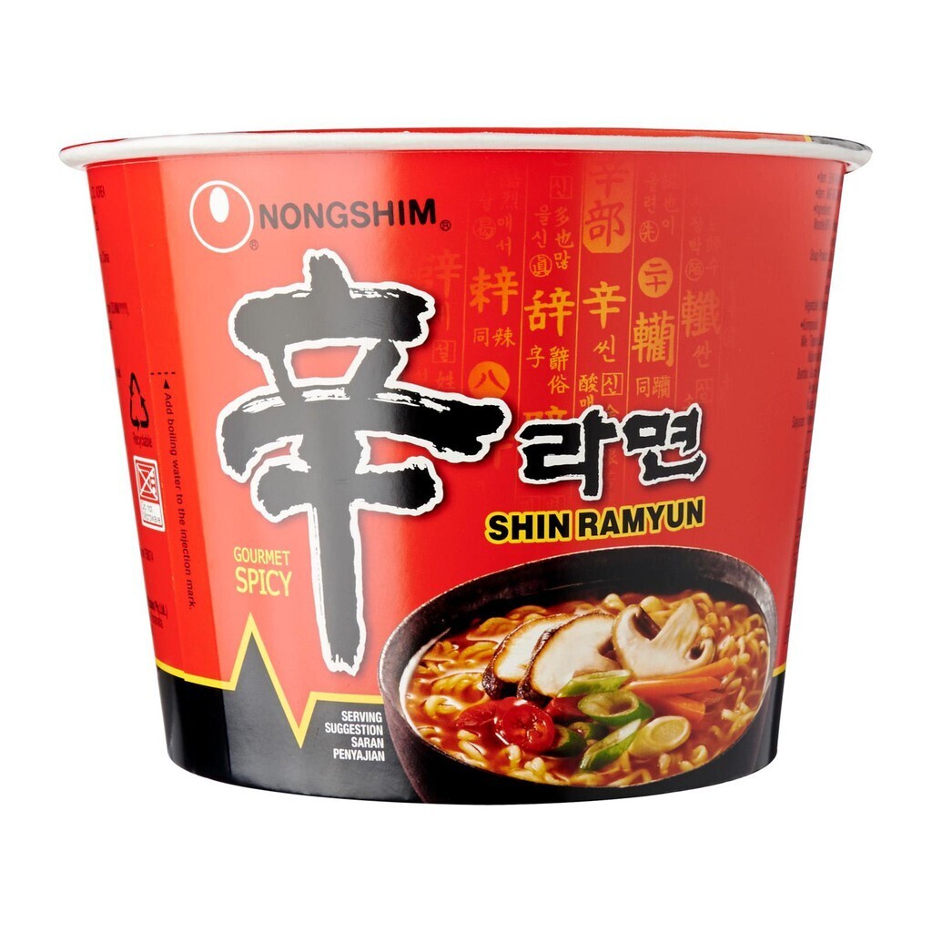 NOODLES NONGSHIM SPICY MUSHROOM 辛辣面 117G