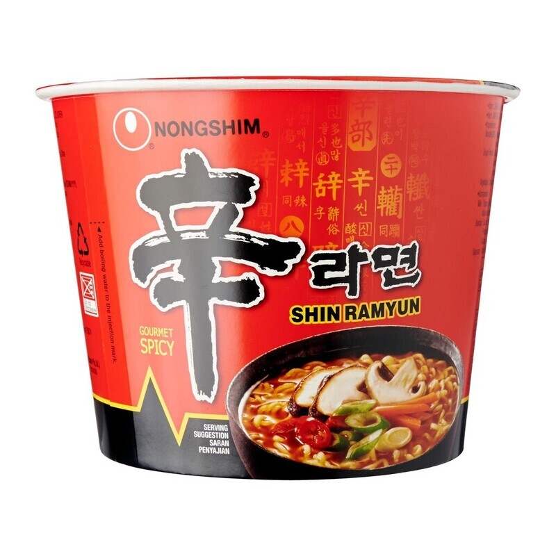 NOODLES NONGSHIM SPICY MUSHROOM 辛辣面 117G