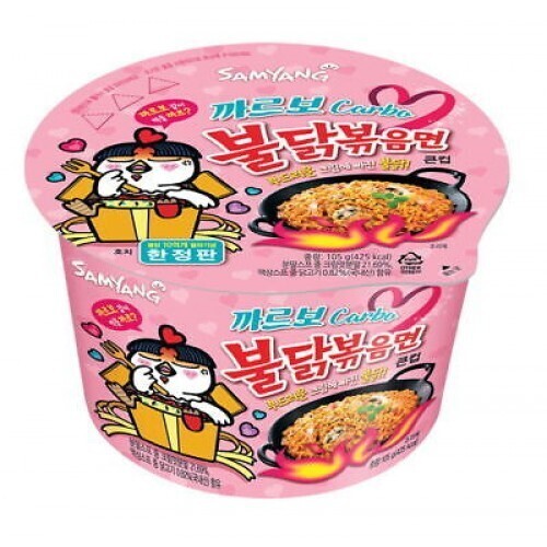 SAMYANG HOT CHICKEN CARBONARA RAMEN 火鸡辣面 105G