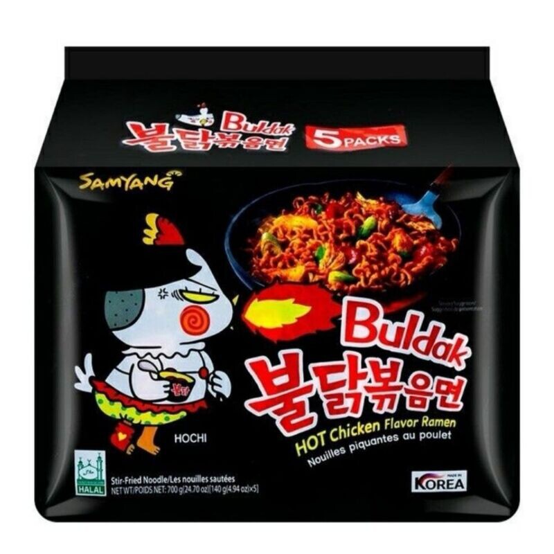 SAMYANG HOT STIR CHICKEN FLAVOUR RAMEN 5‘S X 140G