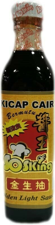 SOS KING KICAP CAIR GOLDEN 酱王金生抽 370ML