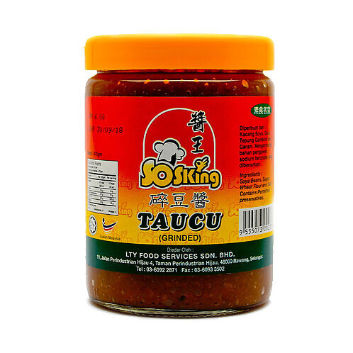 SOS KING TAUCU (MINCED) 酱王豆酱（幼）475G