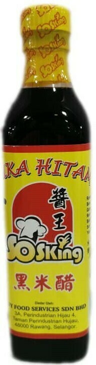 SOS KING CUKA HITAM 酱王黑米醋 750ML