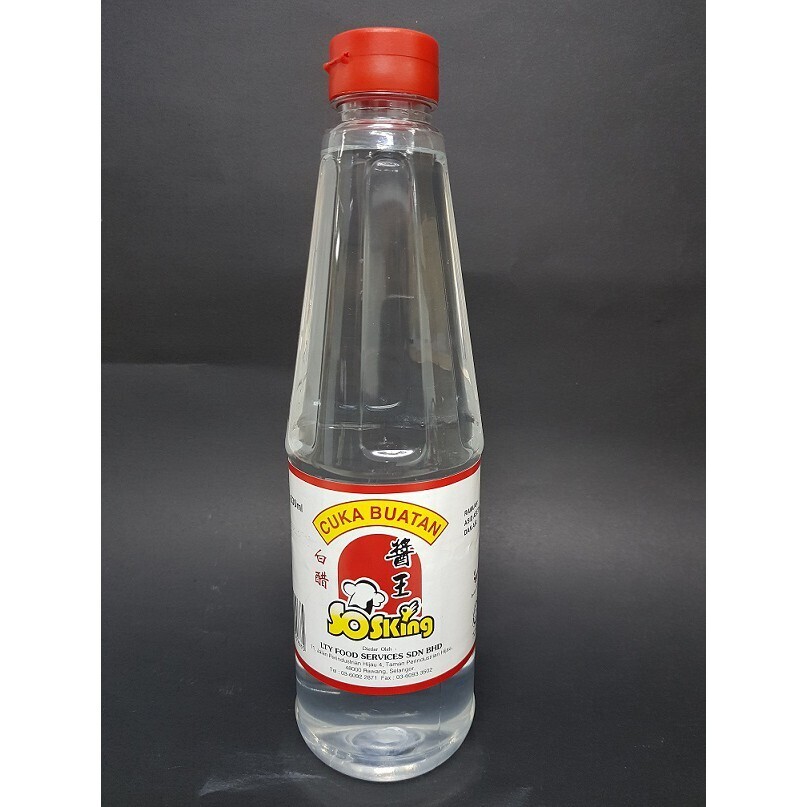SOS KING CUKA BUATAN 酱王白醋 630ML