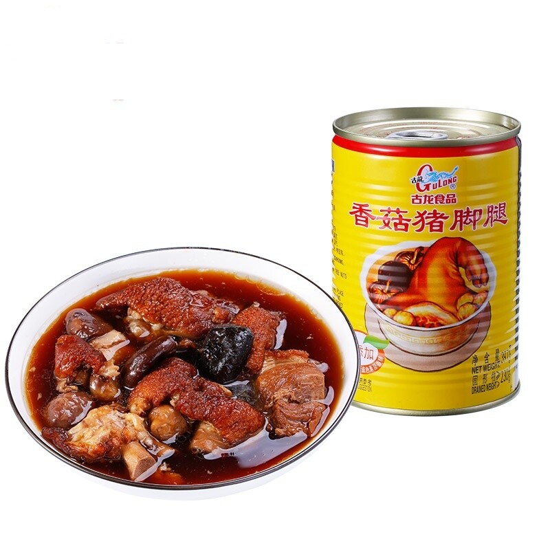 GU LONG PORK LEG WITH MUSHROOM 古龙香菇猪脚 (397G)