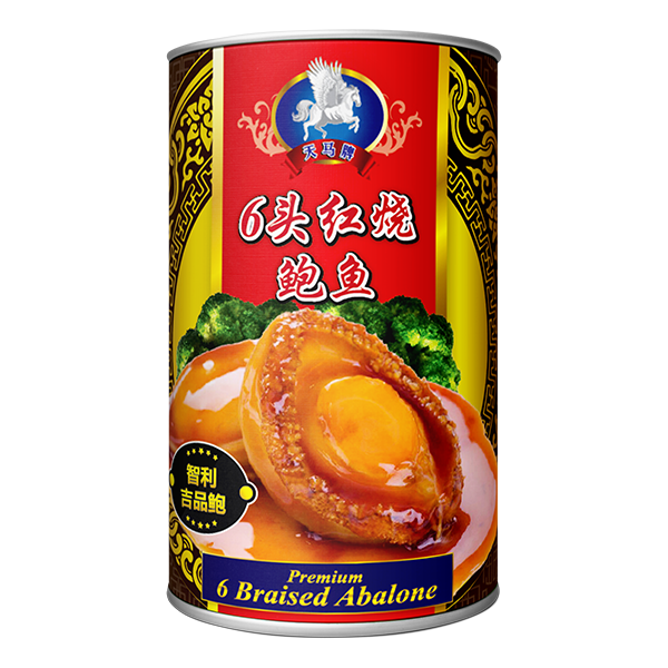 TM BRAISED ABALONE (SOS) 6'S 天马红烧六头鲍鱼 (85G)