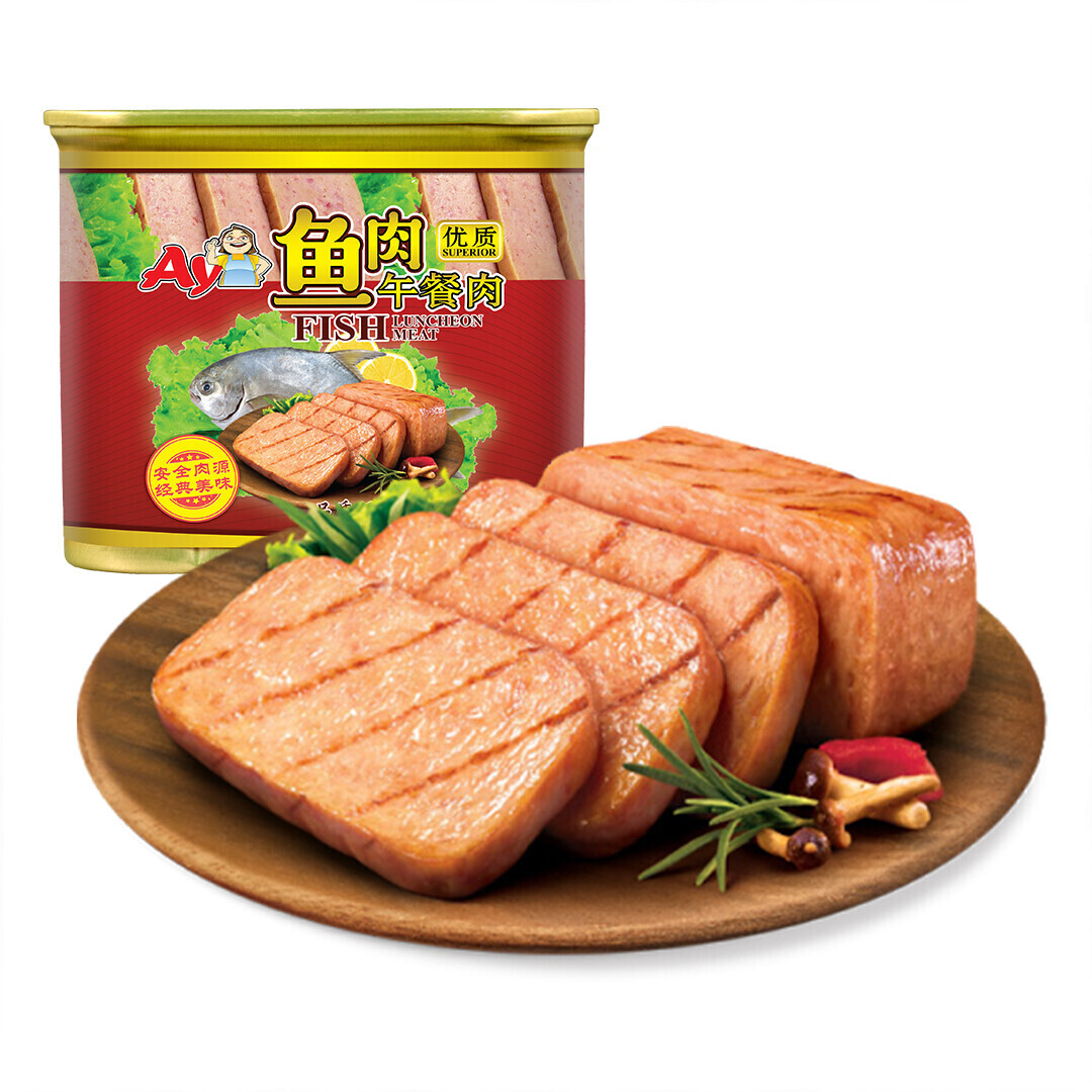 AYI FISH LUNCHEON MEAT 阿姨鱼肉午餐肉 (340G) AYI FISH LUNCHEON MEAT 阿姨鱼肉午餐肉 (340G)
