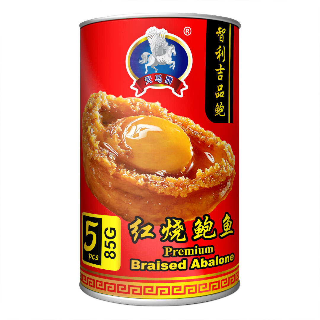 TM BRAISED ABALONE (SOS) 5'S 天马红烧5头鲍鱼 (85G)